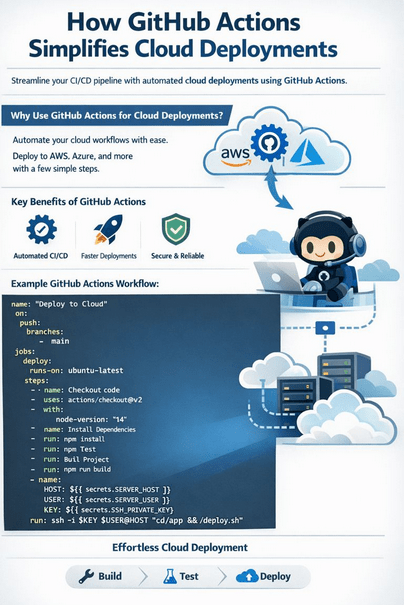 how GitHub Actions simplifies cloud deployments